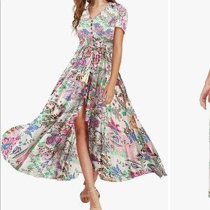 Floral maxi dress